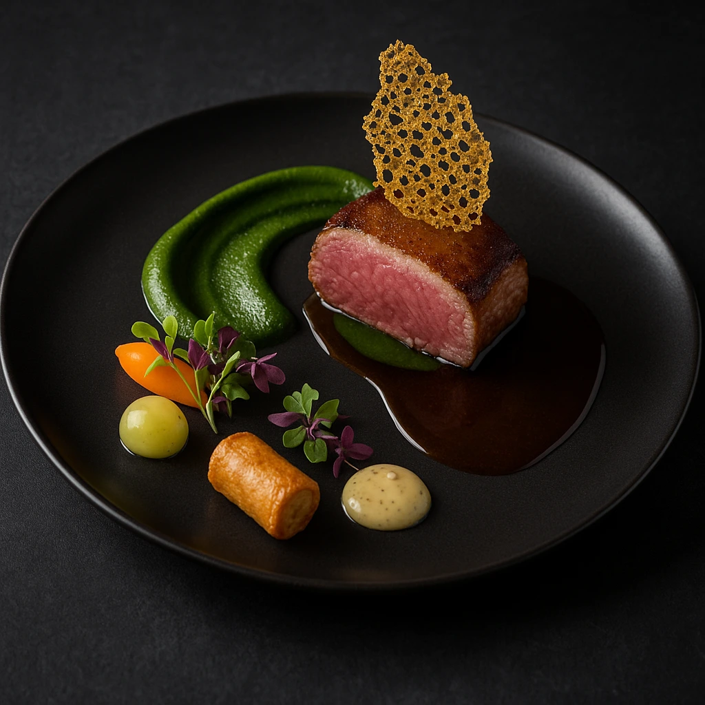 Plato de alta cocina